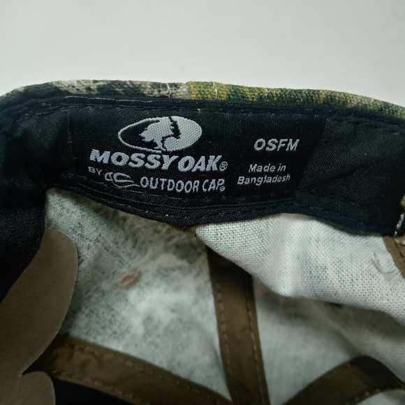 Mossy Oak Mens Adjustable Snapback Hat Camouflage - Picture 8 of 9